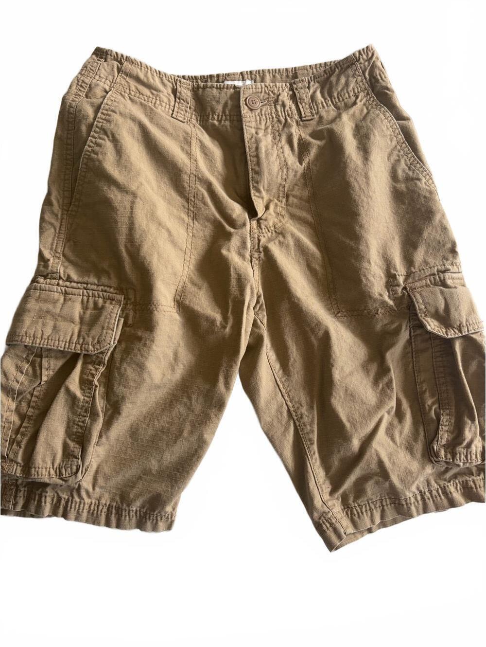 Goodfellow & Co Tan Cargo Shorts with Utility Pockets